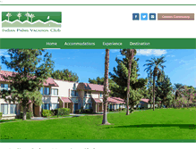 Tablet Screenshot of indianpalmsvacationclub.com